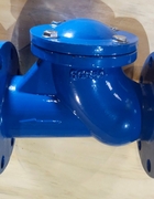 Клапан обратный шаровой чугунный фланцевый