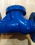 Клапан обратный шаровой чугунный фланцевый